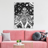 Mindmelt Phrame Leinwanddruck (Insitu (Wohnzimmer))
