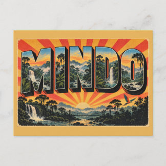 Mindo Pichincha Wolkenwald Wasserfälle Kunst Postkarte