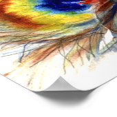 "Mind's Eye" Peacock Feather Poster (Ecke)
