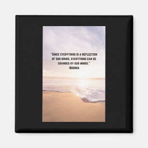 Minds formen Welten Power der Wahrnehmungsaufklebe Magnet