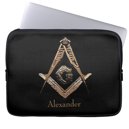 Minds (Golden) Laptopschutzhülle (Vorderseite)