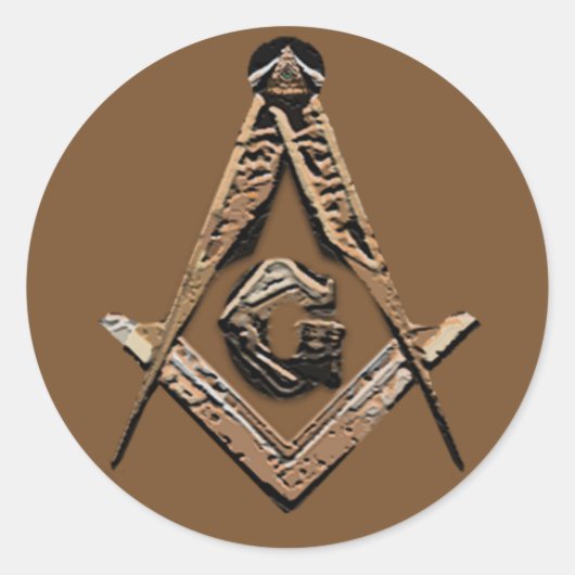 Minds (Golden) Runder Aufkleber (Vorderseite)