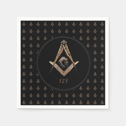 Minds (Golden) Serviette (Vorderseite)