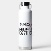 'Minds Learning Together' Teacher Appreciation  Trinkflasche (Vorderseite)
