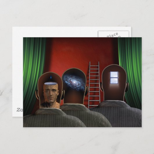 Minds Postkarte (Vorne/Hinten)