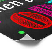 MINDS SIND WIE PARACHUTEN! POSTER (Ecke)