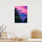 Mindset "Achten Sie auf Ihre Gedanken, sie werden Poster (Küche)