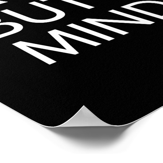 Mindset-Angebot Poster (Ecke)