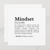 Mindset-Definition-Angebot Einladung (Vorne/Hinten)