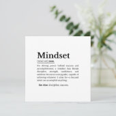 Mindset-Definition-Angebot Einladung (Stehend Vorderseite)