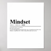 Mindset Definition | Motivierend Angebot Poster (Vorne)