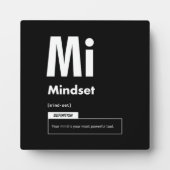 Mindset - Erfolgsfaktor - Motivierend Fotoplatte (Vorderseite)