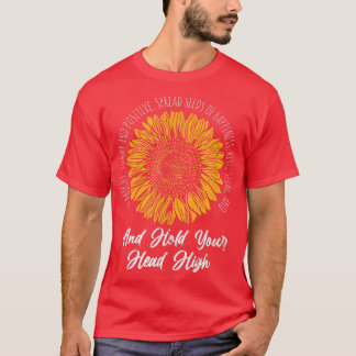 Mindset Friendly Advice Sonnenblume Lover Sonniger T-Shirt