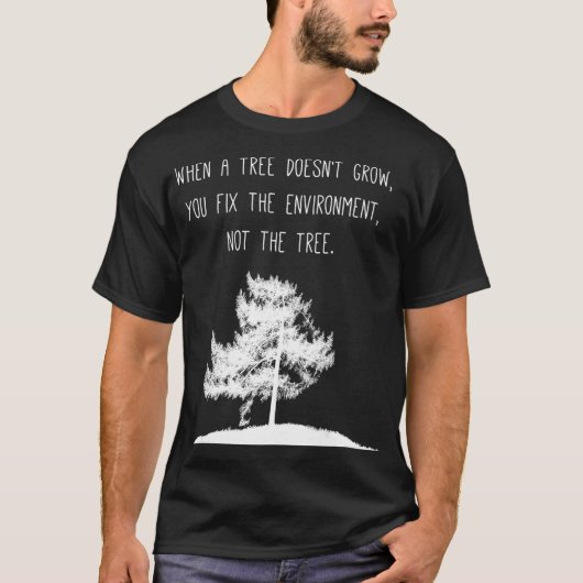 Mindset für den Klimawandel T-Shirt (Vorderseite)