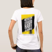 Mindset + harte Arbeit = Erfolg T-Shirt (Rückseite)