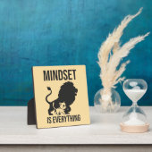 Mindset is Everything - Cat Lion Motivierend Fotoplatte (InSitu)