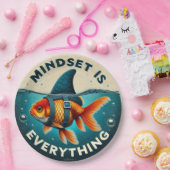 Mindset Is Everything Goldfish Motivational Quote Pappteller (Party)