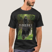 Mindset Is Everything - Gorilla Motivational T-Shirt (Vorderseite)