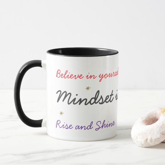 Mindset is everything tasse (Mit Donut)