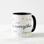 Mindset is everything tasse (VorderseiteRechts)