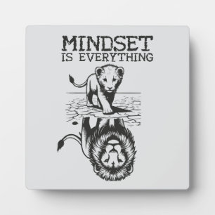 Mindset ist alles, Cat Lion - Gym, Erfolg Fotoplatte