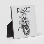 Mindset ist alles, Cat Lion - Gym, Erfolg Fotoplatte (Vorderseite)