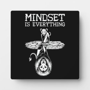 Mindset ist alles, Cat Lion - Gym, Erfolg Fotoplatte
