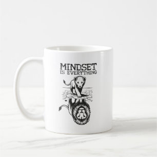 Mindset ist alles, Cat Lion - Gym, Erfolg Kaffeetasse