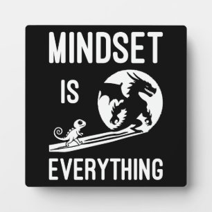 Mindset ist alles, Drache - Erfolgssträhne Fotoplatte