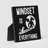 Mindset ist alles, Drache - Erfolgssträhne Fotoplatte (Vorderseite)