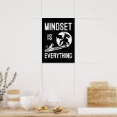 Mindset ist alles, Drache - Erfolgssträhne Poster (Küche)