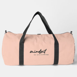 Mindset ist alles duffle bag