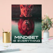 Mindset ist alles - Erschließen Sie Ihr volles Pot Acrylschild (Hochzeit)
