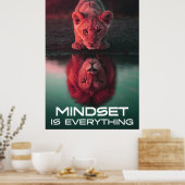 Mindset ist alles - Erschließen Sie Ihr volles Pot Poster (Küche)