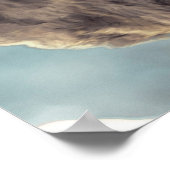 Mindset ist alles - Grizzlybär Motivierend Poster (Ecke)