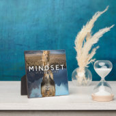 Mindset ist alles - Löwenreflektion Fotoplatte (InSitu)