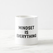 Mindset ist alles - Motivierend Minimalistisch De Kaffeetasse (Mittel)