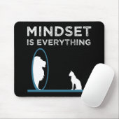 Mindset ist alles Motivierend Zitat Mousepad (Mit Mouse)