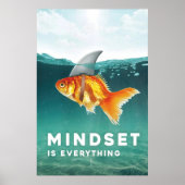Mindset ist alles Plakat (Vorne)