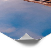 Mindset ist alles - Tiger Wasserreflektion Poster (Ecke)