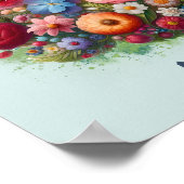 Mindset-Materie Inspiration für psychische Gesundh Poster (Ecke)