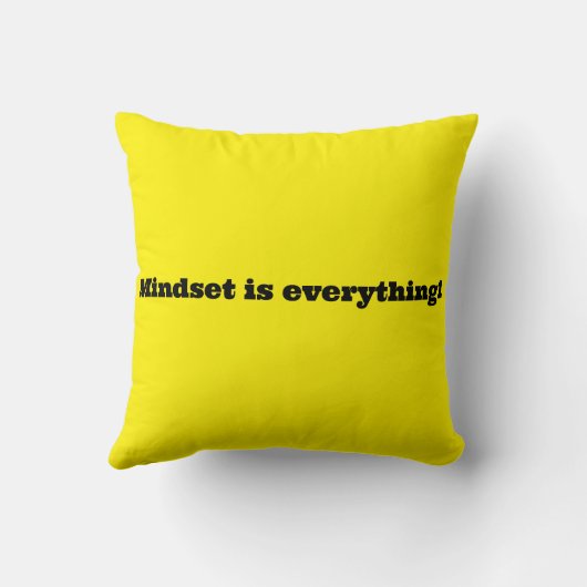 Mindset Pillow Kissen (Rückseite)