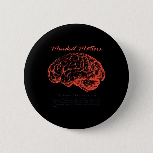 Mindset S Creative S Design Sticker Button (Vorderseite)