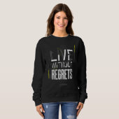 Mindset without Regrets Minimalistisch Geometric I Sweatshirt (Vorne ganz)