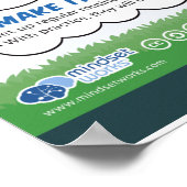 Mindset Works übernimmt die Verantwortung für das Poster (Ecke)