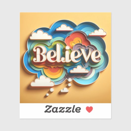 MindSphere: Glauben Sie an einen Farbaufkleber mit Aufkleber (Blatt)