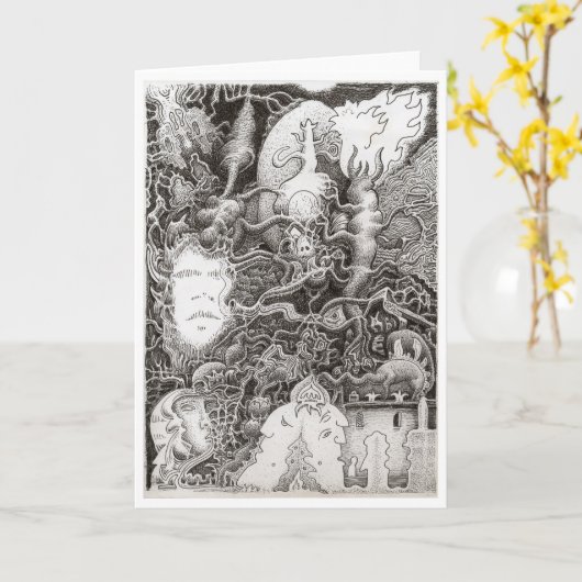 Mindsucker-Syndrom, von Brian Benson Karte (Gelbe Blume)