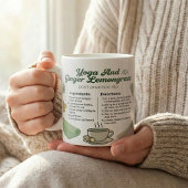 Mindvolles Ingwer-Zitronengras-Tee-Ritual Kaffeetasse