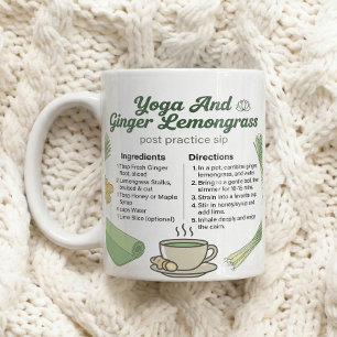 Mindvolles Ingwer-Zitronengras-Tee-Ritual Kaffeetasse