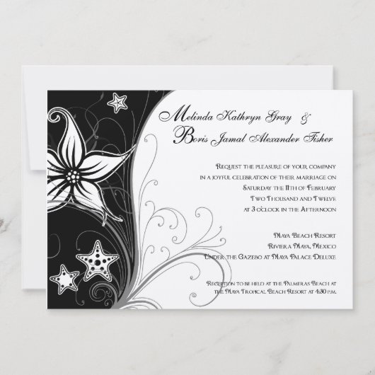 Mindy Boris letzte Änderungen Einladung (Vorderseite)